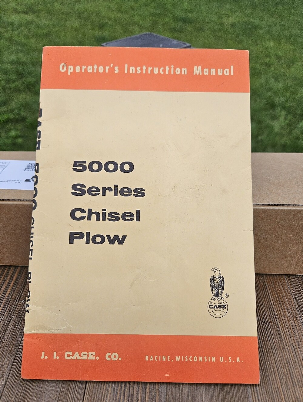 Vintage J.I. Case 5000 Series Chisel Plow Operator's Instruction Manual -...